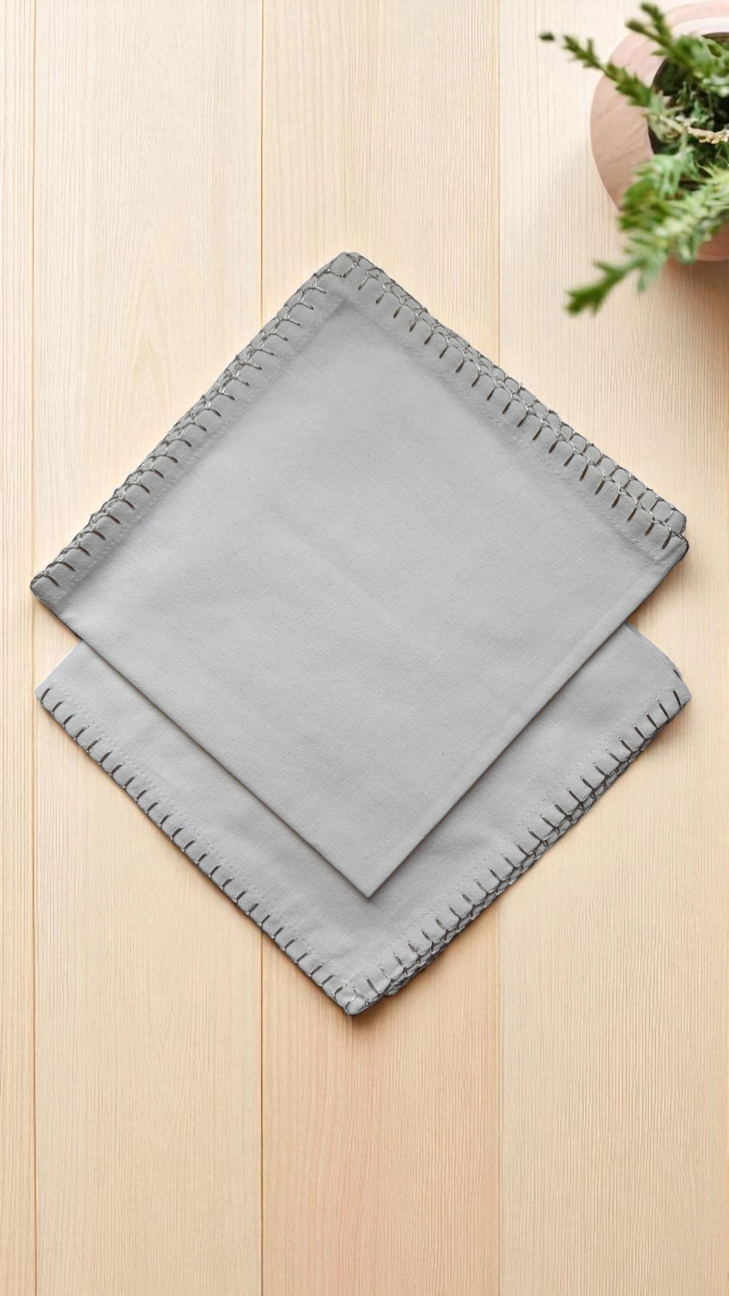 2-Piece Cotton Dinning Napkin Set