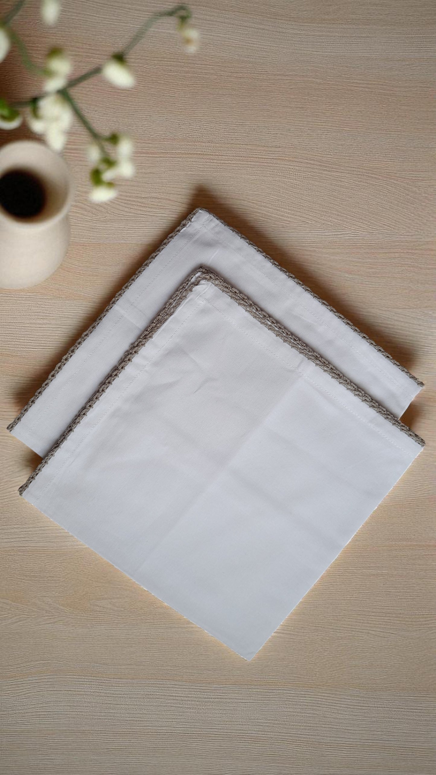 2-Piece Cotton Dinning Napkin Set